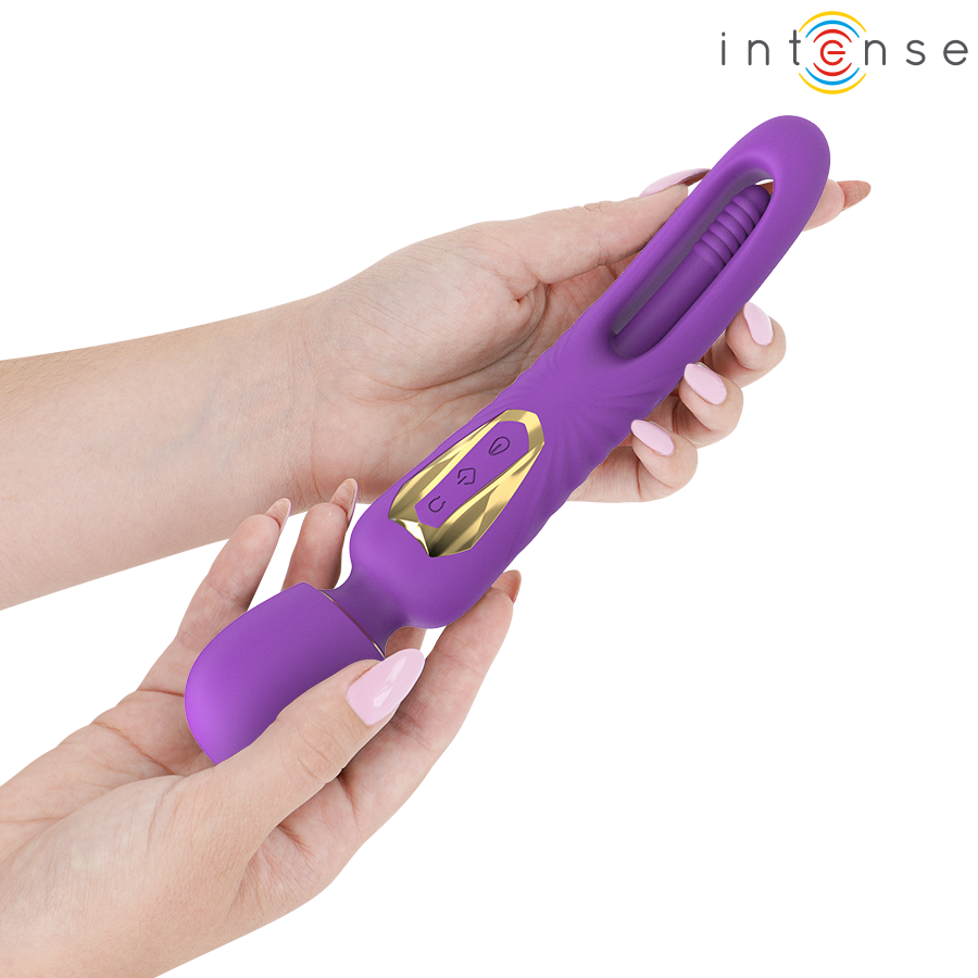 Intense – Baguette Vibrante Christy Avec Langue Qui Tourne