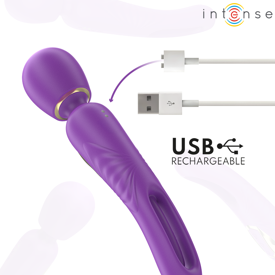 Intense – Baguette Vibrante Christy Avec Langue Qui Tourne