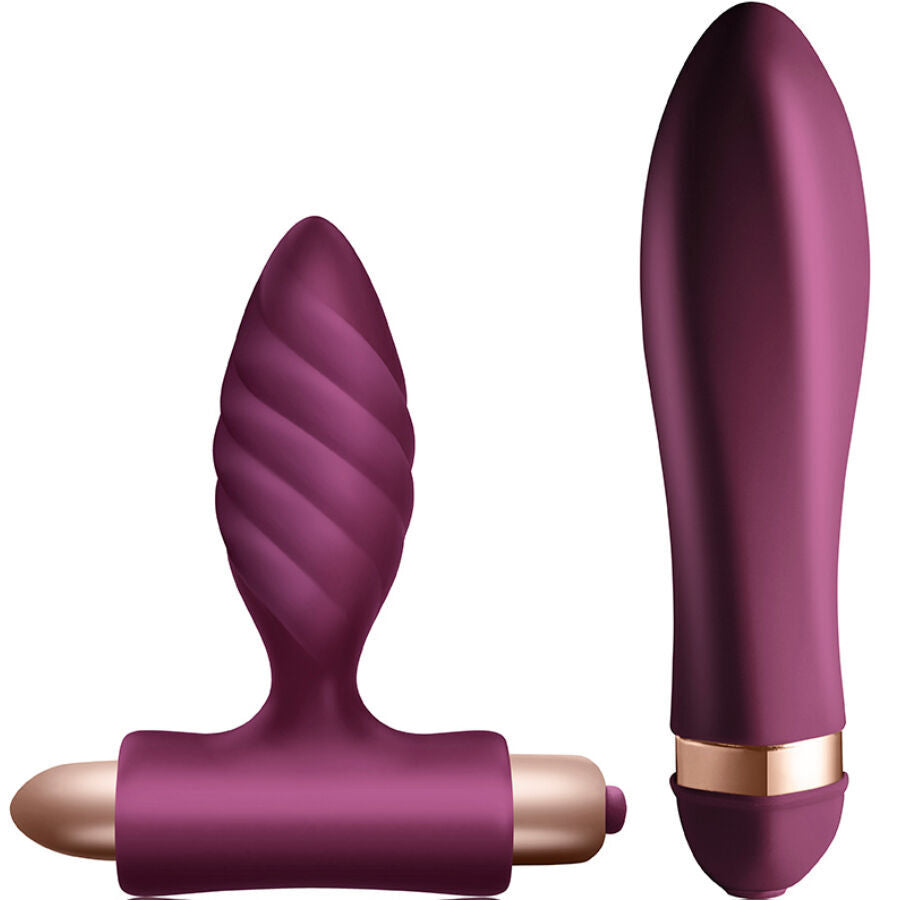 Climaximum – Kit Desire Vibromasseur Torsadé + Plug Anal