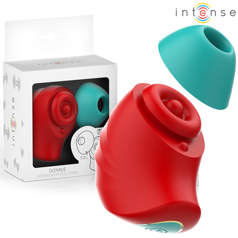 Intense – Donnie Stimulateur Clitoridien Rouge/vert