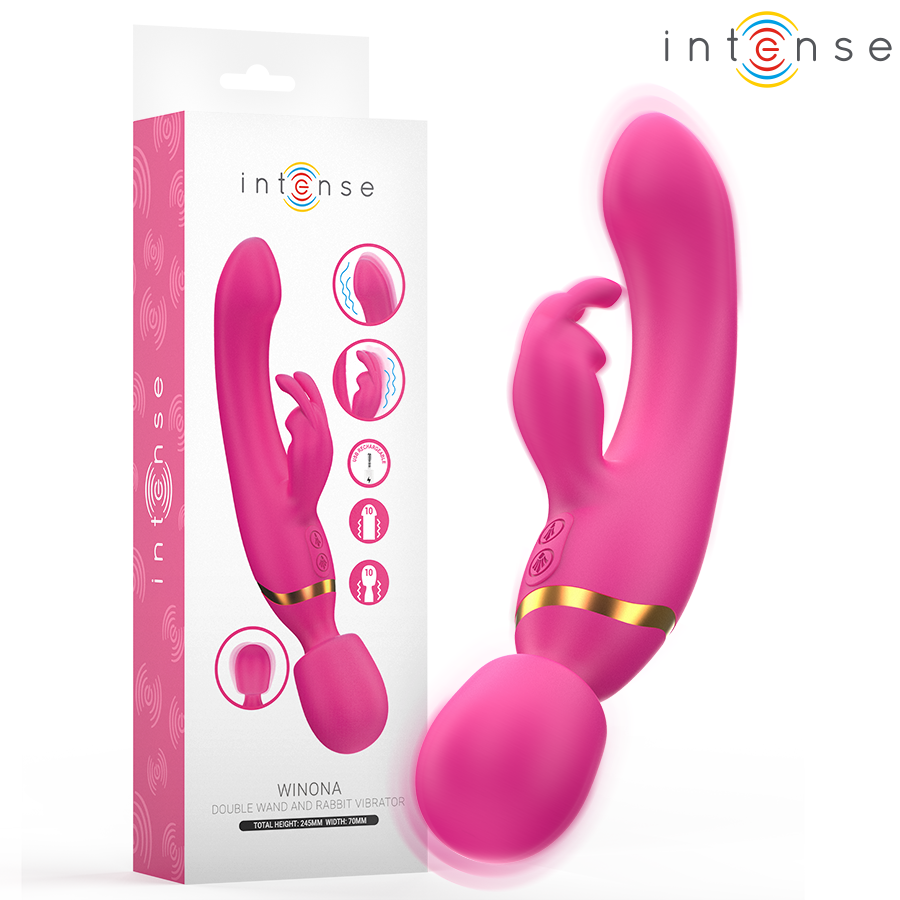 Intense – Vibrateur Double Winona Lapin Et Baguette