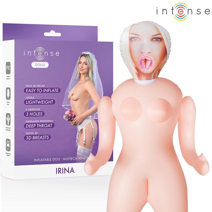 Intense – Poupée Gonflable Irina à Trois Orifices