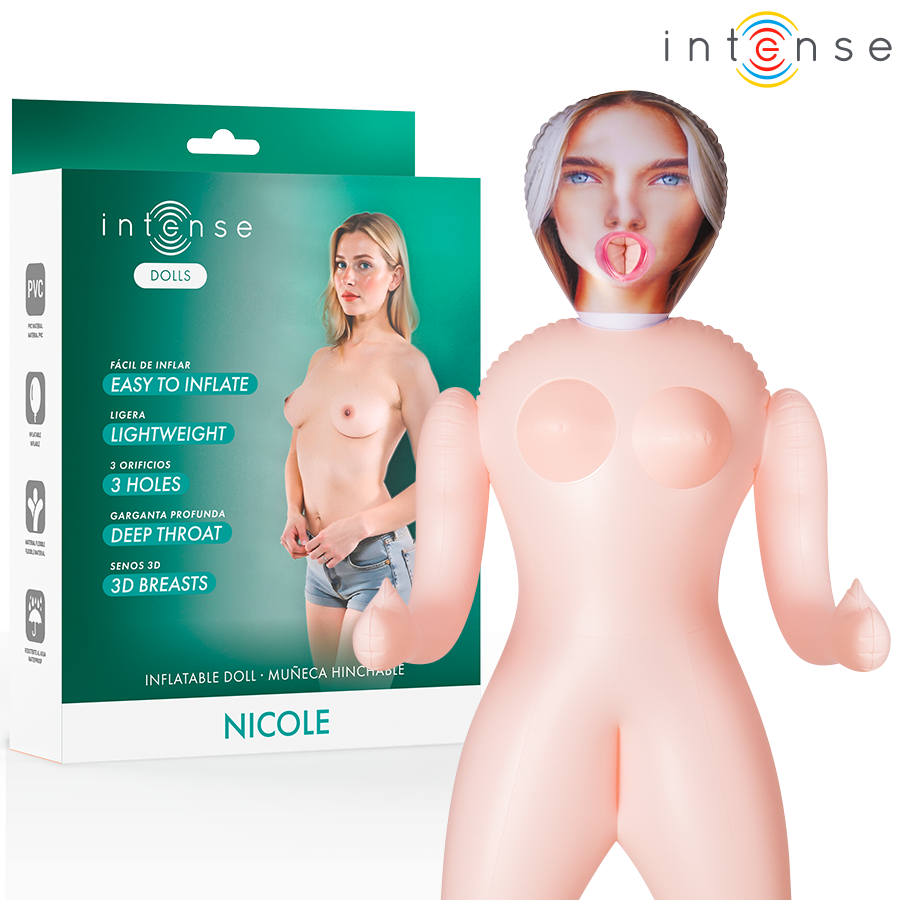 Intense – Poupée Gonflable Nicole à Trois Orifices