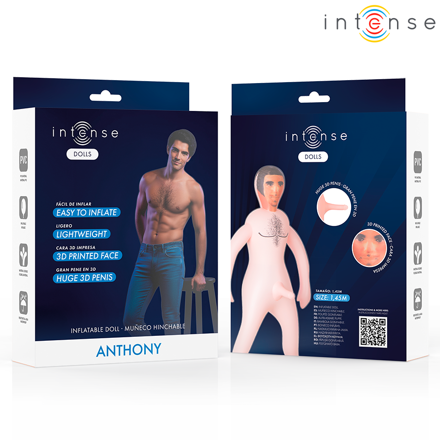 Intense – Anthony Poupée Gonflable Masculine Pénis 3D