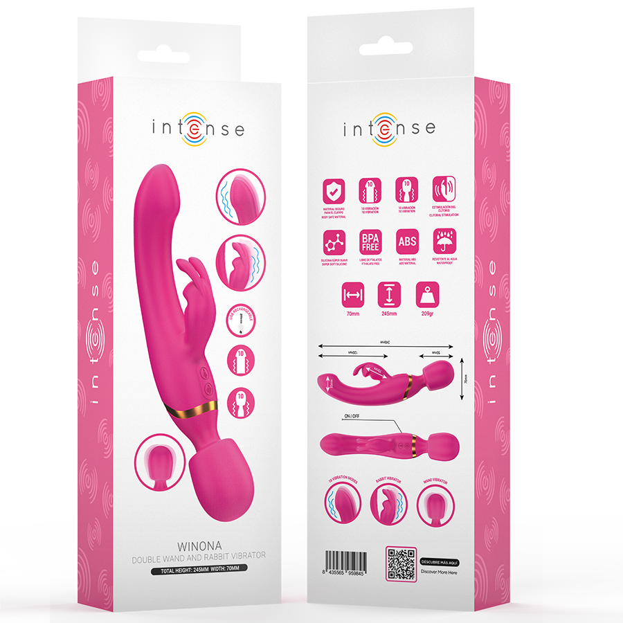 Intense – Vibrateur Double Winona Lapin Et Baguette