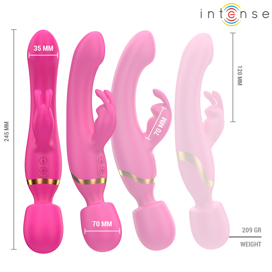 Intense – Vibrateur Double Winona Lapin Et Baguette