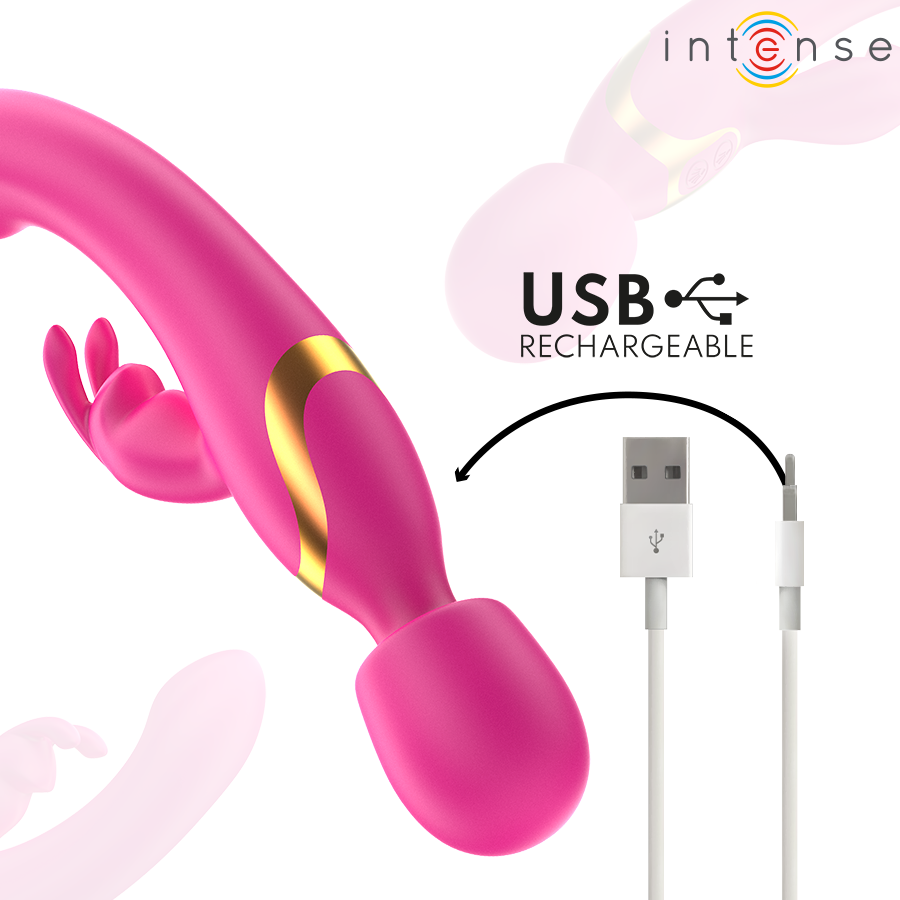 Intense – Vibrateur Double Winona Lapin Et Baguette