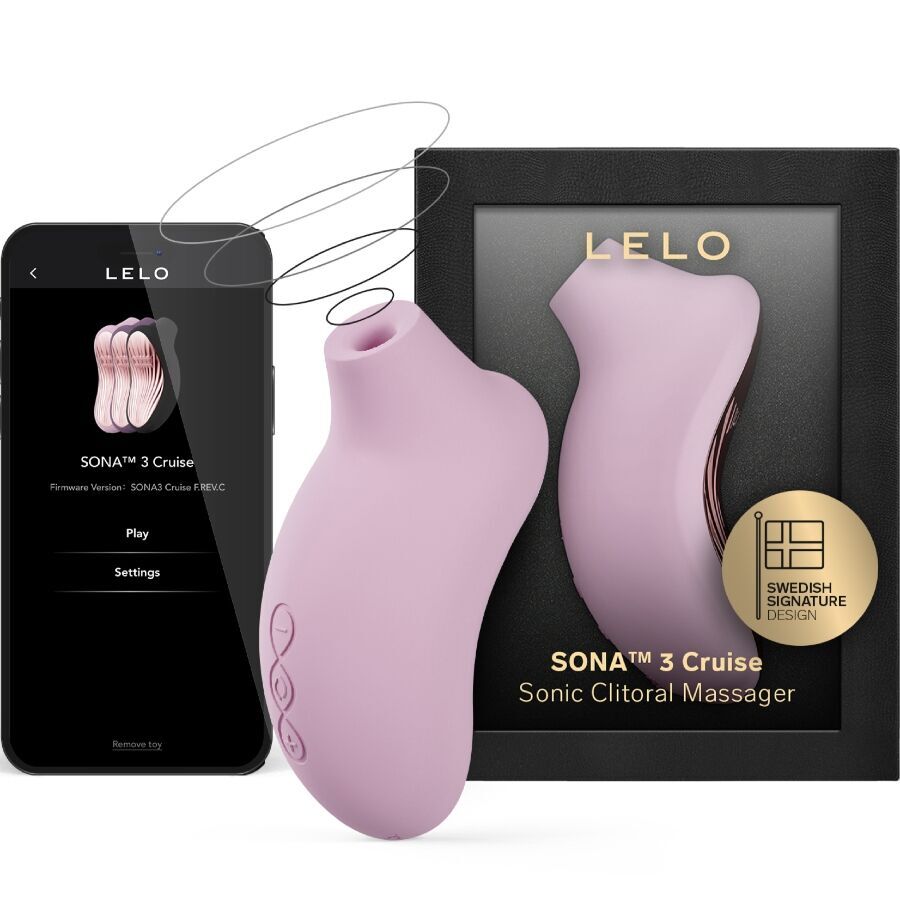 Lelo – Sona 3 Cruise Masseur Clitoral Sonique Rose Pâle