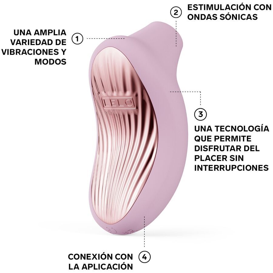 Lelo – Sona 3 Cruise Masseur Clitoral Sonique Rose Pâle
