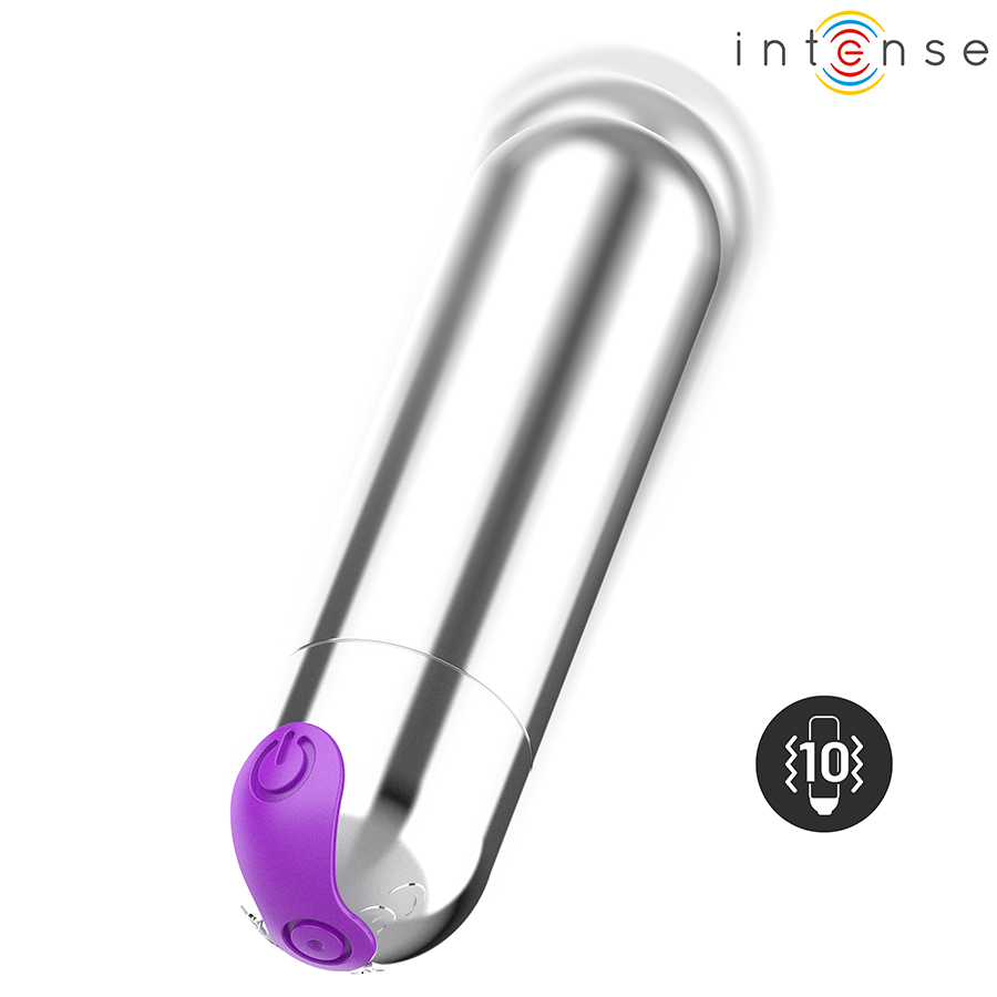 INTENSE - KAREN MINI VIBRANTE RECHARGEABLE ARGENT