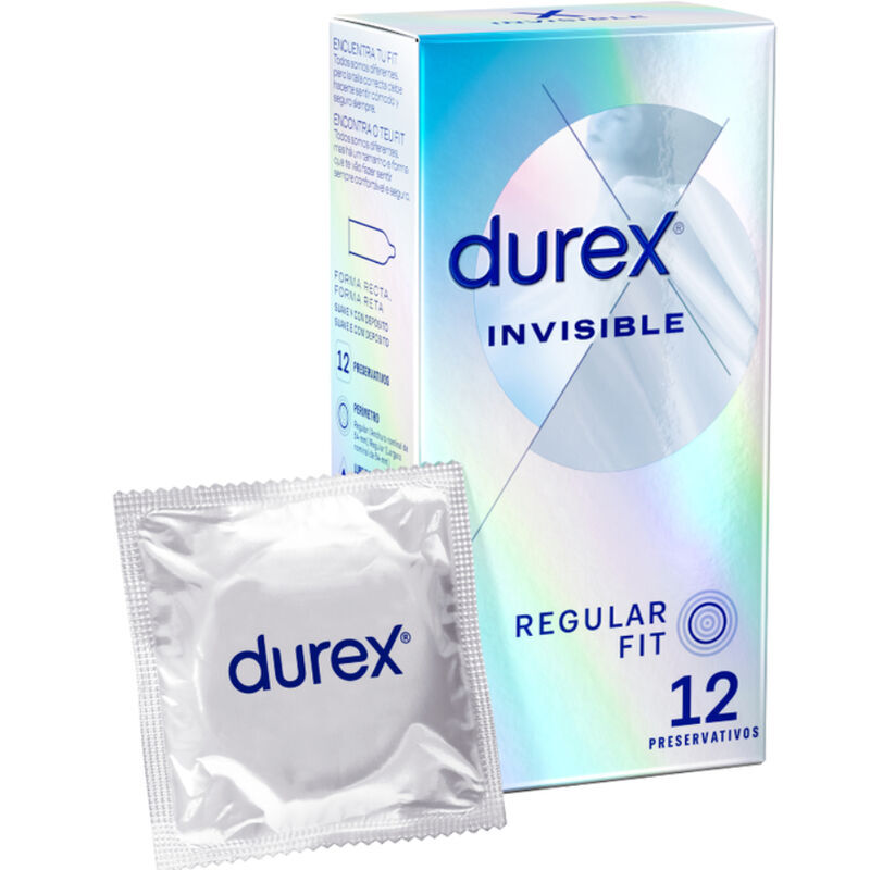 Durex – Préservatifs Ultra Fins Invisibles 12 Unités