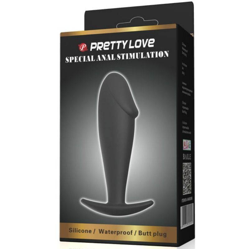Pretty Love – Plug Anal Forme De Pénis En Silicone Noir