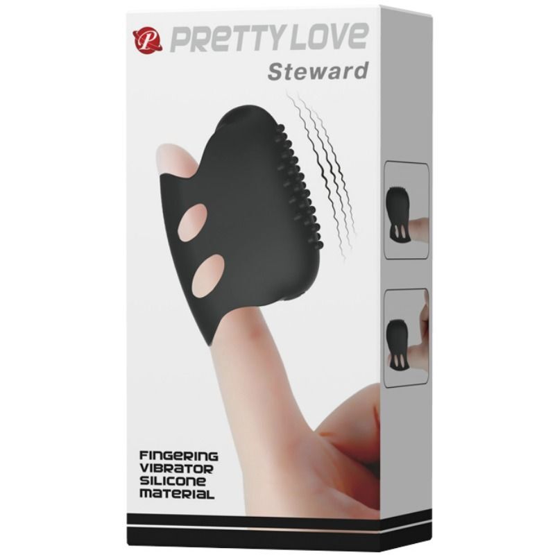 Pretty Love – Flirtation Steward Doigtier Vibrant Noir