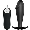 Pretty Love – Plug Anal En Silicone Forme Pénis Et 12 Modes De Vibration Noir