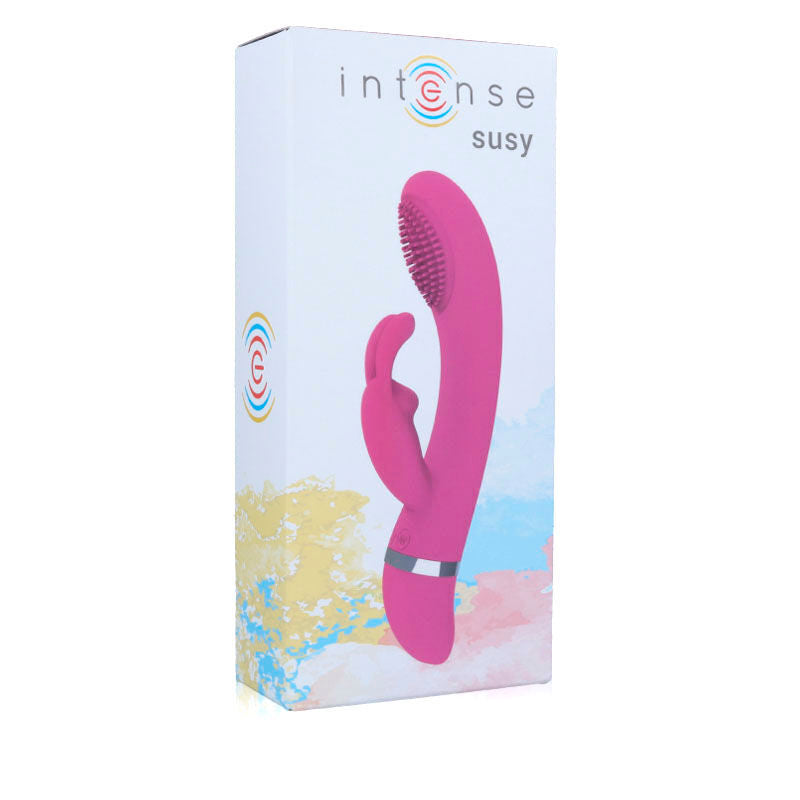 Intense – Vibrateur Oscillant Susy Silicone Lapin Rose