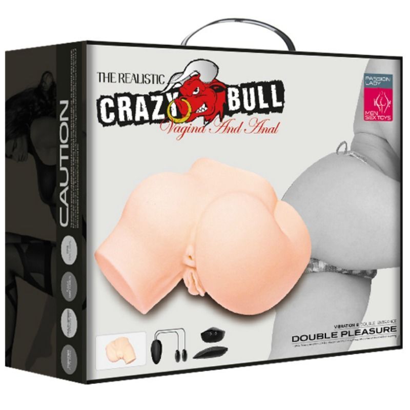 Crazy Bull – Fessier Vagin et Anus Réalistes Vibrant