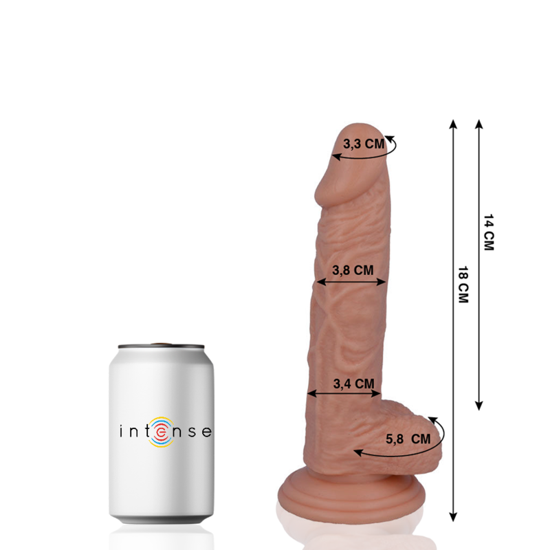 Mr Intense – 11 Pénis Réaliste 18 CM -o- 3.8 CM