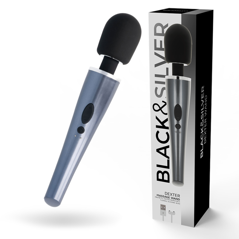 Black&Silver – Dexter Wand de Massage