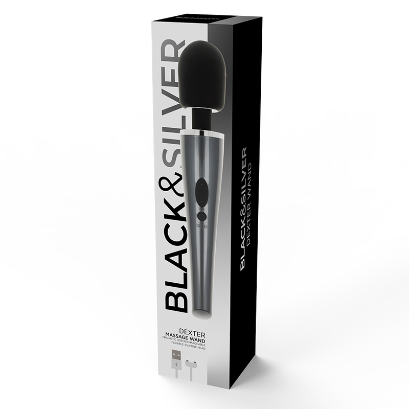 Black&Silver – Dexter Wand de Massage