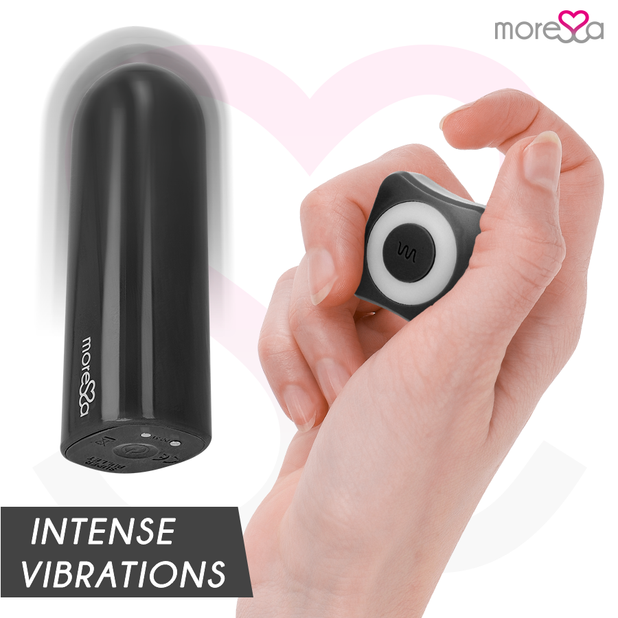 MORESSA - NIX VIBRATEUR TÉLÉCOMMANDE NOIR