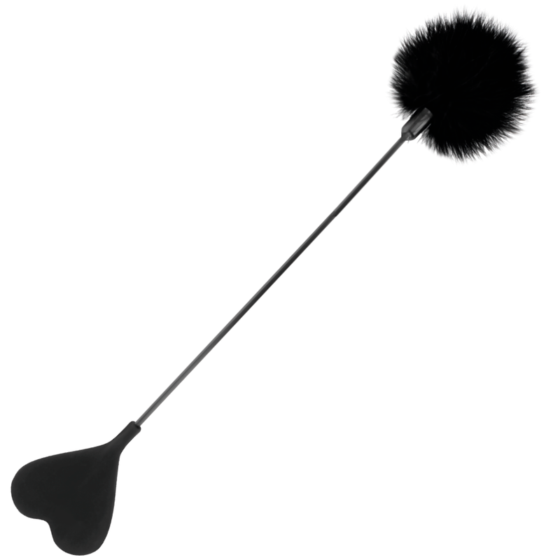 Darkness – Fouet Plume d’Amour Noir 40 cm