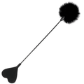 Darkness – Fouet Plume d’Amour Noir 40 cm