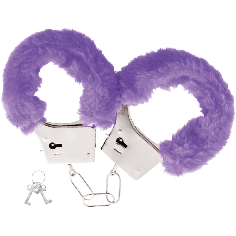 Darkness – Menottes en Métal Doublées Lilas