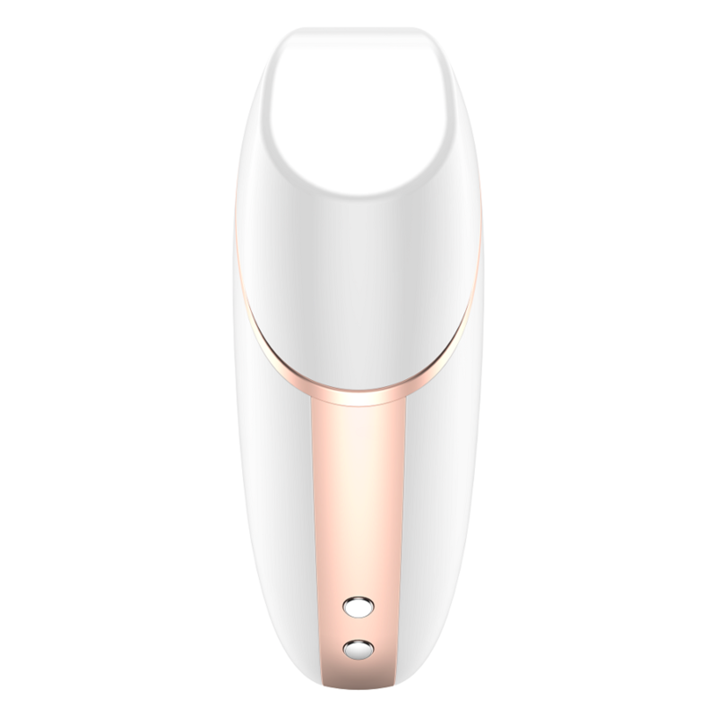 SATISFYER - STIMULATEUR ET VIBRATEUR AIR LOVE TRIANGLE BLANC