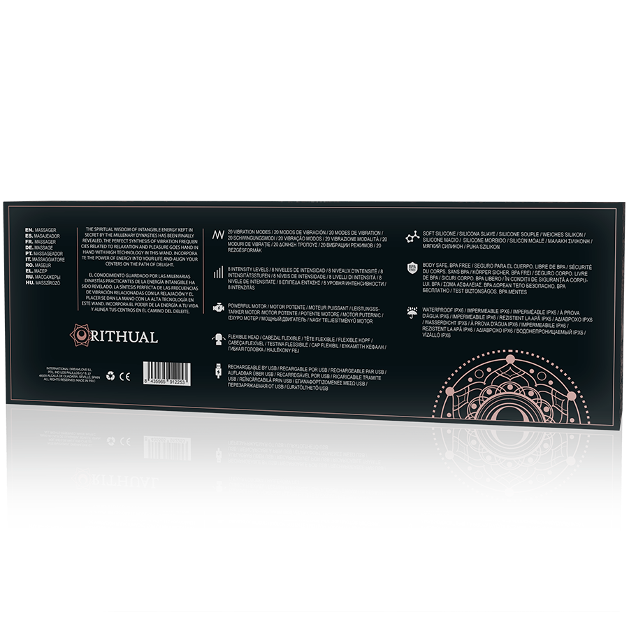 Rithual – Baguette Akasha Puissante Rechargeable 2.0 Noire