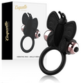 Coquette Chic Desire – Cockring Papillon Vibrant Noir/Or
