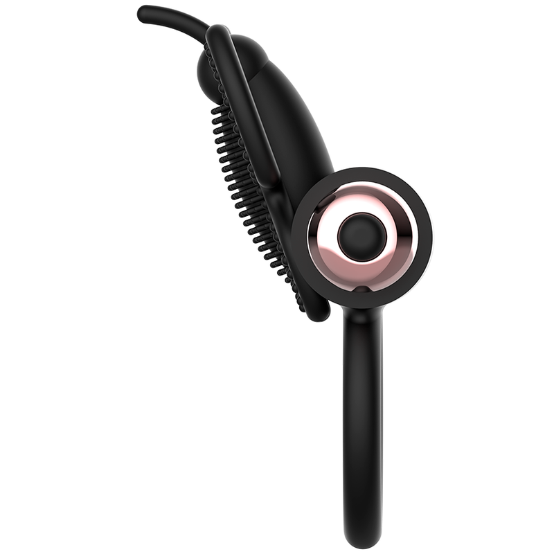 Coquette Chic Desire – Cockring Papillon Vibrant Noir/Or