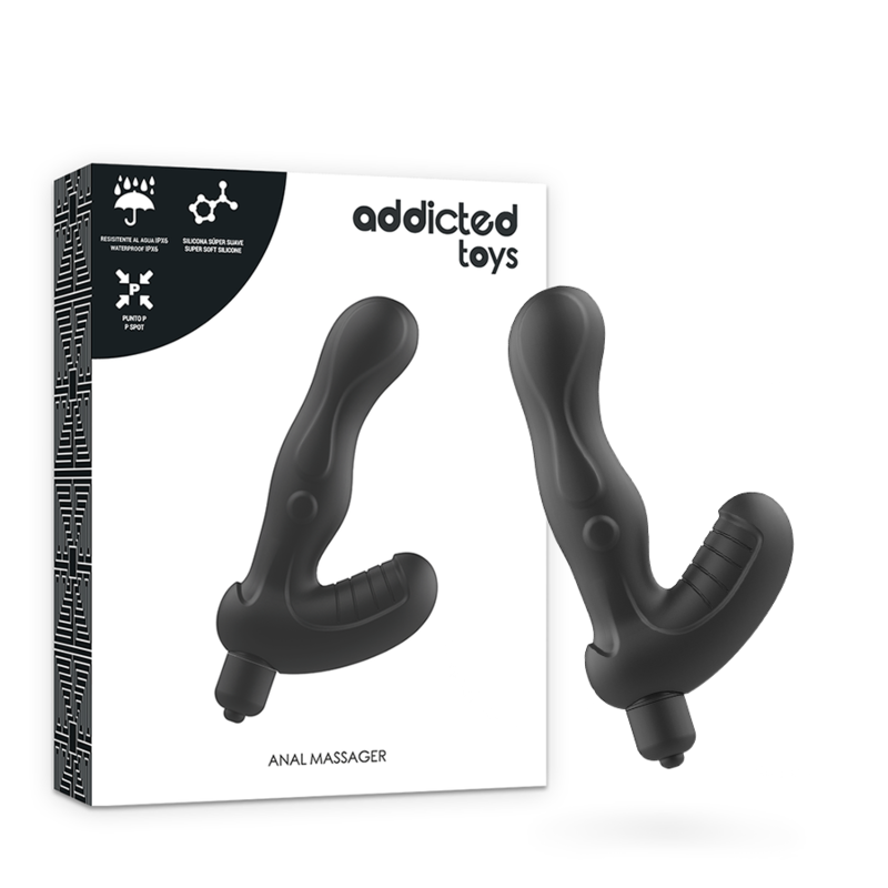Addicted Toys – Stimulateur Anal de Prostate en Silicone P-Spot Vibe