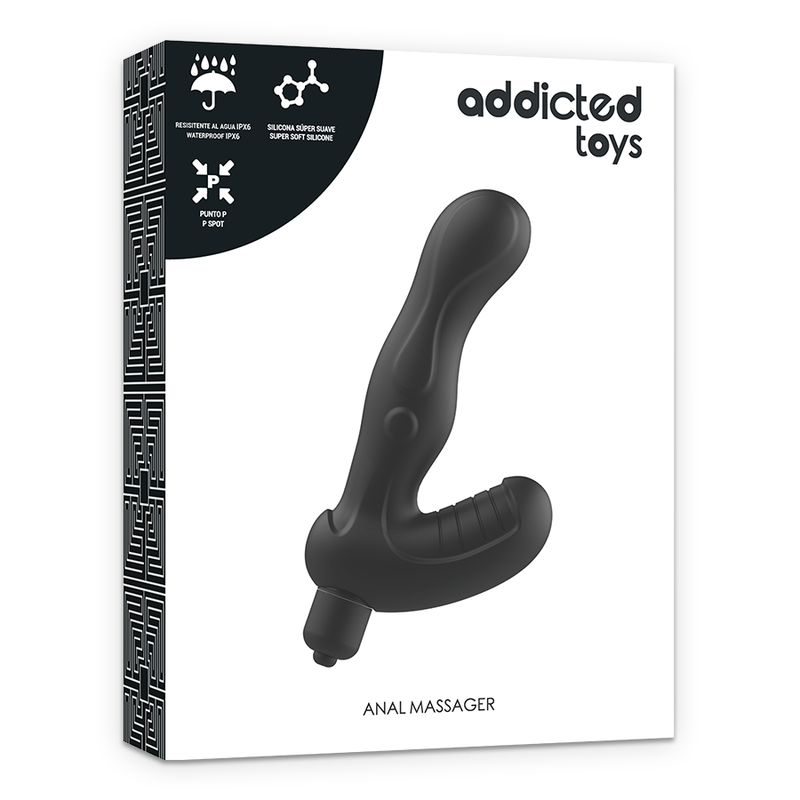 Addicted Toys – Stimulateur Anal de Prostate en Silicone P-Spot Vibe