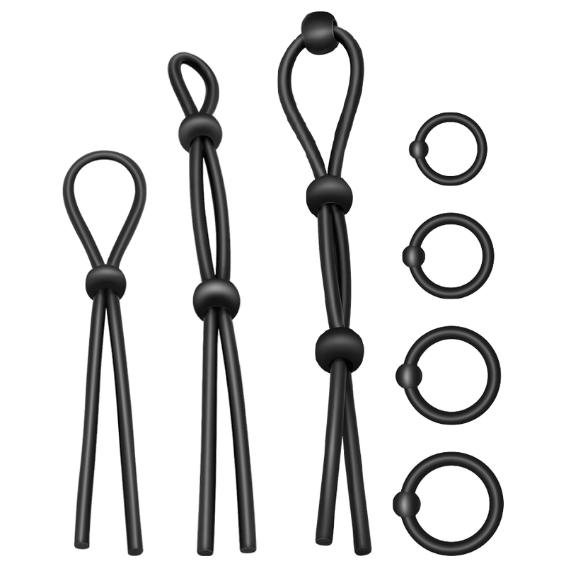 Addicted Toys – Kit de 7 Anneaux Péniens en Silicone