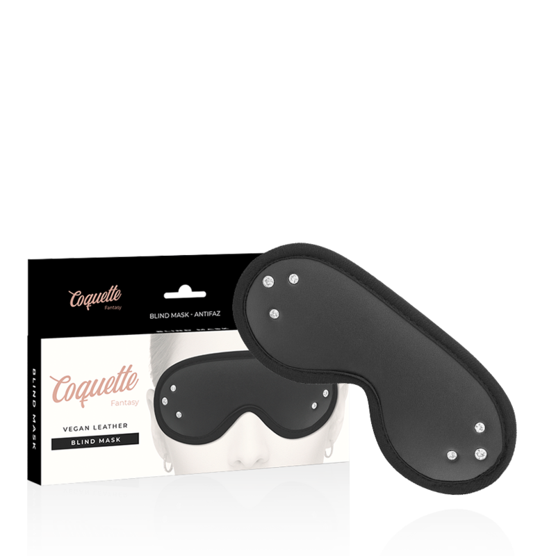 Coquette Chic Desire – Masque Fantasy en Cuir Végan avec Doublure en Néoprène