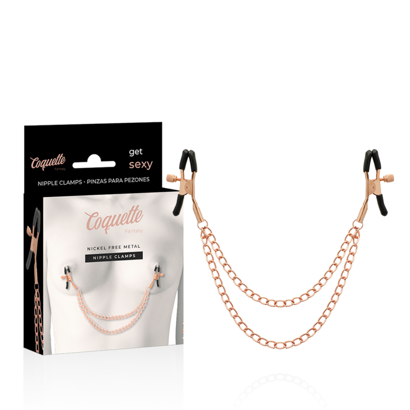 Coquette Chic Desire – Pinces à Tétons Fantasy avec Chaîne