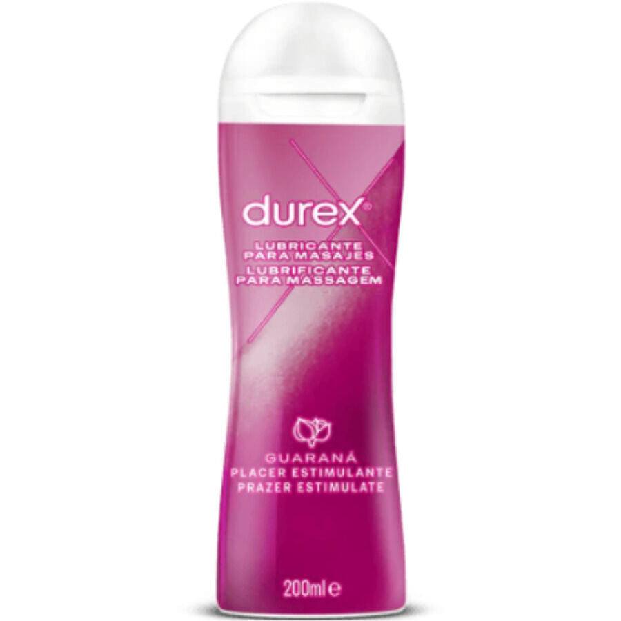 Durex – Gel Lubrifiant de Massage Stimulant au Guarana 200 ml