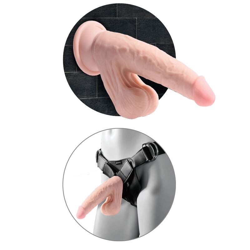 King Cock Plus – Pénis 3D 20,3 cm Double Densité