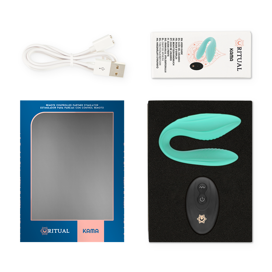 Rithual – Télécommande Kama Pour Couples Aqua