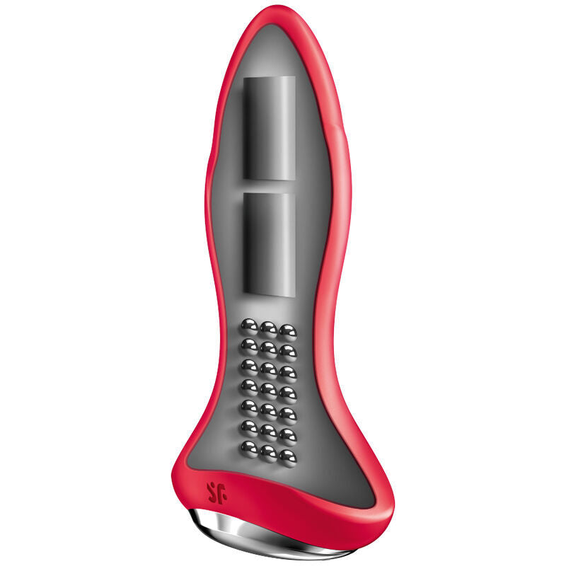 Satisfyer – Rotator Plug 1+ Plug Vibrant Connecté Rouge
