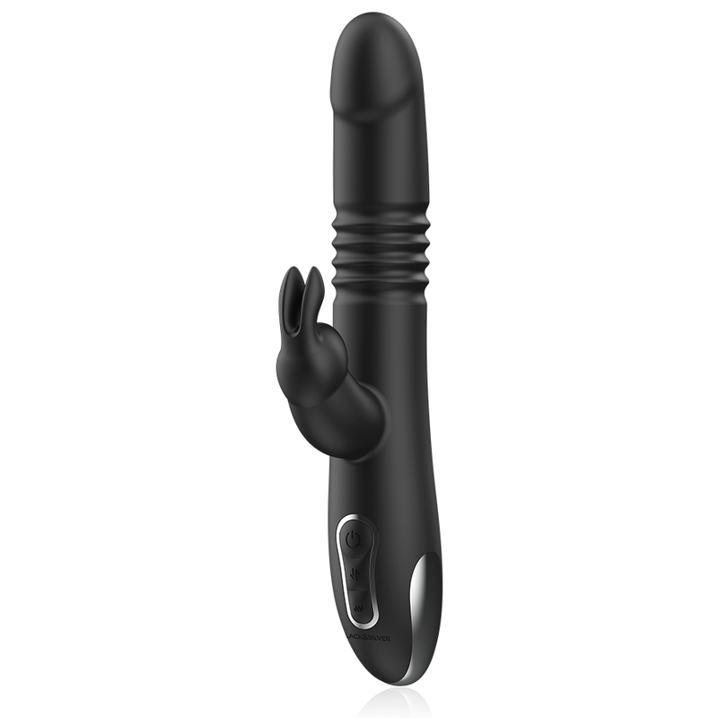 Black&Silver – Kenji Vibromasseur Rabbit Up & Down + Télécommande Watchme
