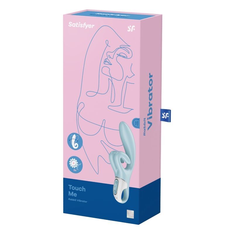 Satisfyer – Touch Me vibrateur rabbit Bleu
