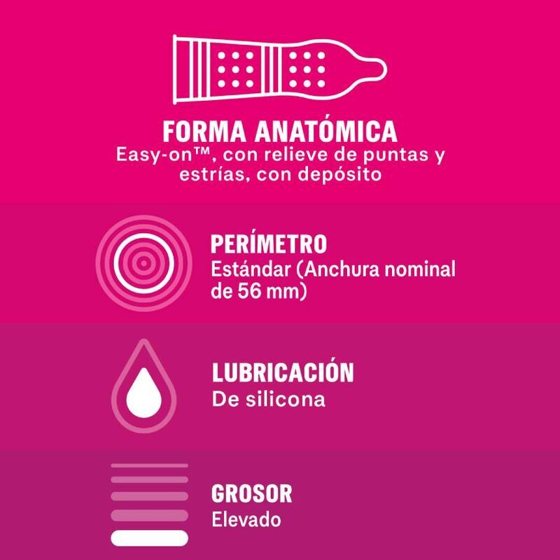 Durex – Dame Placer 12 Unités