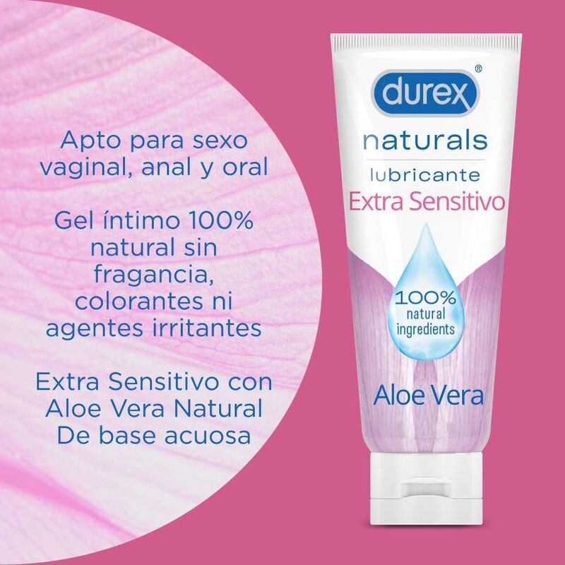 Durex – Naturals Lubrifiant Extra Sensible 100 ml