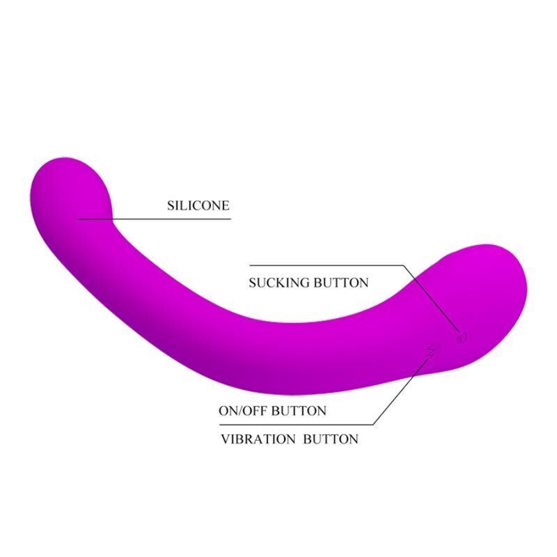 Pretty Love – Alex Vibromasseur et Stimulateur Clitoridien à Aspiration Lilas