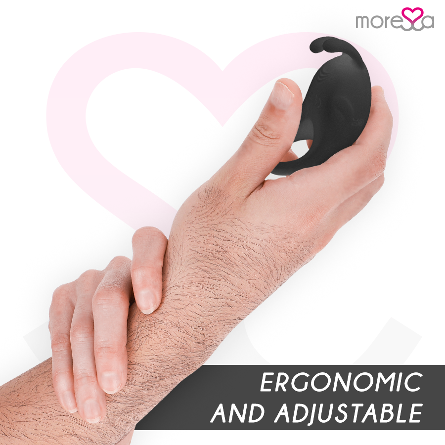 MORESSA - BRAD PREMIUM SILICONE RECHARGEABLE NOIR