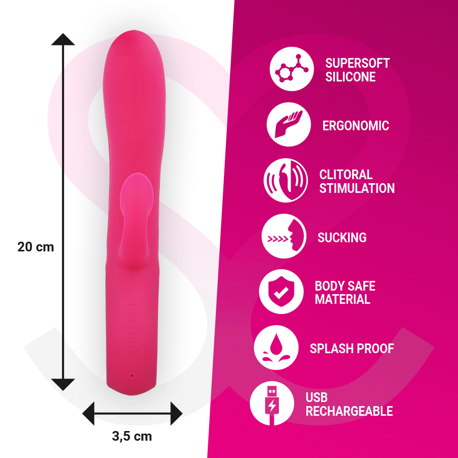 Moressa – Dustin Aspiration Clitoridienne Et Vibrations Puissantes Silicone Premium Rechargeable