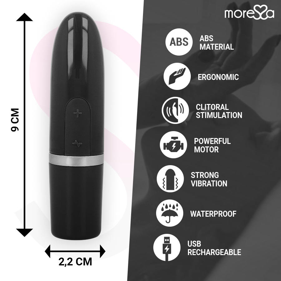 MORESSA - IVY VIBRATEUR STIMULATEUR VOYAGE NOIR