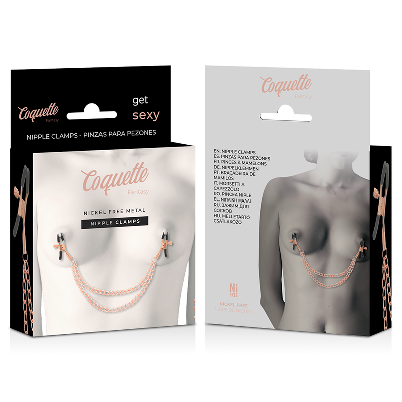 Coquette Chic Desire – Pinces à Tétons Fantasy avec Chaîne