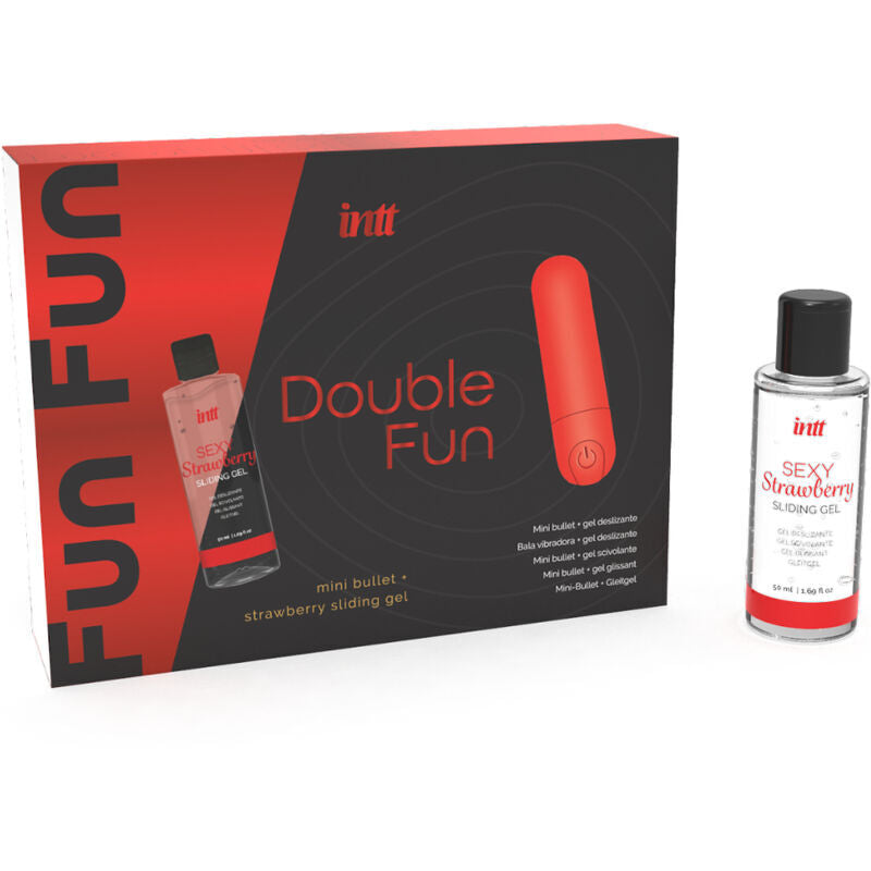 INTT Releases – Kit Double Fun avec Bullet Vibrant et Gel de Massage à la Fraise